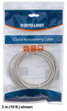 PATCH CABLE CAT 6, UTP2xRJ45, molded, 10m, gray Packaging Image 2