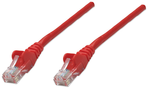 PATCHCABLE CAT 6, UTP 2xRJ45, molded, 5m, red Image 1