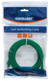 PATCH CABLE CAT 6, UTP2xRJ45, molded, 5m, green Packaging Image 2