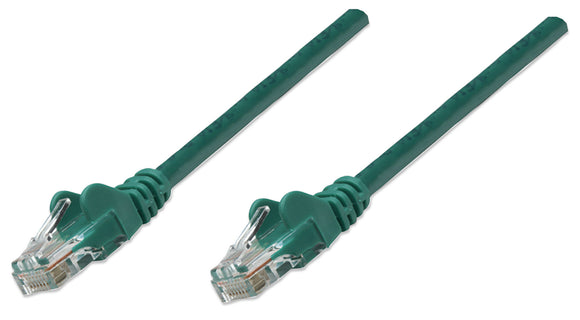 PATCH CABLE CAT 6, UTP2xRJ45, molded, 5m, green Image 1