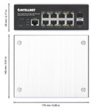 Switch industriale Web-Managed 8 porte Ggiabit Ethernet PoE+ con 2 porte SFP Image 7