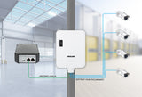 Switch Gigabit alimentato PoE con 5 porte con PoE passante / Extender 4 porte PoE+ per esterno  Image 10