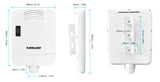 Switch Gigabit alimentato PoE con 5 porte con PoE passante / Extender 4 porte PoE+ per esterno  Image 11