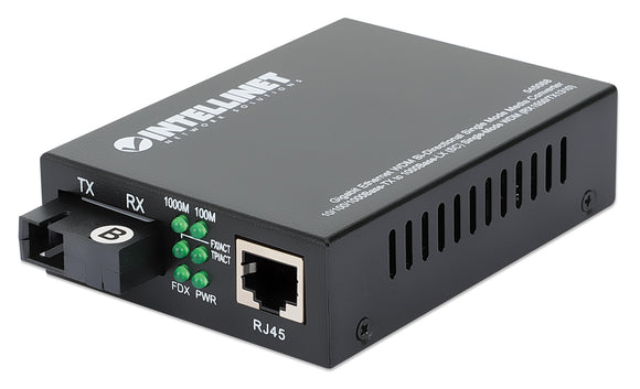 Convertitore Gigabit Ethernet WDM Bidirezionale Monomodale Image 1