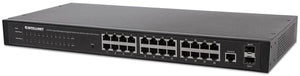Switch 24 porte Web-Managed Gigabit Ethernet con 2 porte SFP Image 1