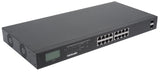 Switch Gigabit Ethernet PoE + 16 porte con 2 porte SFP e Display LCD Image 3