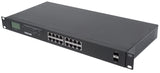Switch Gigabit Ethernet PoE + 16 porte con 2 porte SFP e Display LCD Image 6
