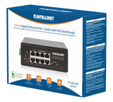 Switch Ethernet Gigabit 8 porte PoE+ con PoE Passthrought Packaging Image 2