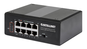 Switch Ethernet Gigabit 8 porte PoE+ con PoE Passthrought Image 1