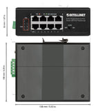 Switch Ethernet Gigabit 8 porte PoE+ con PoE Passthrought Image 7