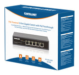 Switch Gigabit a 5 porte con alimentazione PoE passante Packaging Image 2
