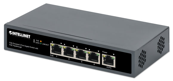 Switch Gigabit a 5 porte con alimentazione PoE passante Image 1