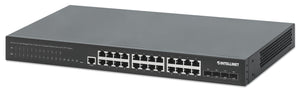 Switch PoE+ 28 porte L2+ Fully Managed con 24 porte Ethernet Gigabit e 4 SFP+ Uplink Image 1