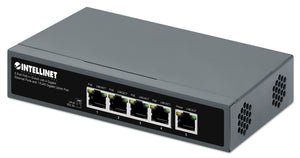 Switch 5 porte PoE++ con 4 porte Gigabit e una porta RJ45 Gigabit Uplink  Image 1