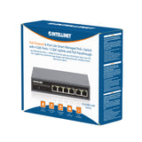 Switch PoE+ Lite Smart Managed 6 porte con 4 porte GbE / 2 porte GbE Uplink e PoE passante  Packaging Image 2