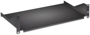 Fixed, Black, 1U, For Wallmount and Standing Cabinets with minimum 520mm depth Image 1