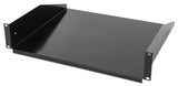 Fixed, Black, 1U, For Wallmount and Standing Cabinets with minimum 520mm depth Image 1