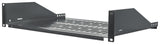 Fixed, Black, 2U, For Wallmount and Standing Cabinets with minimum 520mm depth Image 1