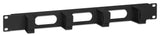 19" Cable Management Panel, 1U, Black Image 3