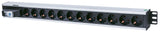 Multipresa Elettrica Verticale da Rack 12 posti con presa tedesca Image 1