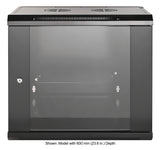 19 in. Wallmount 9U 570*450 Steel Black Image 3