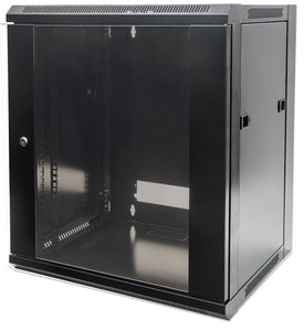 19 in. Wallmount 12U 570*600 Steel Black Image 1