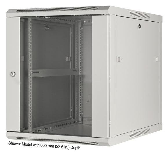 19 in. Wallmount 12U 600*450 Steel Gray Image 1