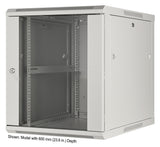 19 in. Wallmount 12U 600*450 Steel Gray Image 1