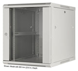 19 in. Wallmount 12U 600*450 Steel Gray Image 1