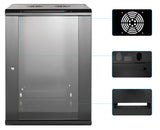 19 in. Wallmount 15U 570*450 Steel Black Image 6