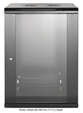 19 in. Wallmount 15U 570*600 Steel Black Image 4