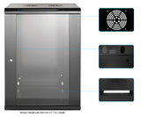 19 in. Wallmount 15U 570*600 Steel Black Image 7