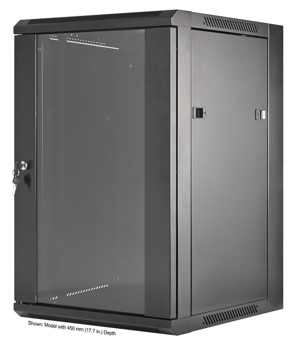 19 in. Wallmount 15U 570*600 Steel Black Image 1