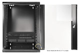 19 in. Wallmount 15U 570*600 Steel Black Image 8
