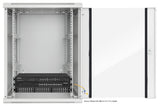 19 in. Wallmount 15U 600*600 Steel Gray Image 7