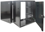 19 in. Wallmount 15U 600*550 Double-Section Steel Black Image 7