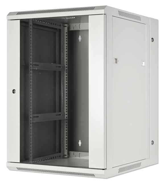 19 in. Wallmount 15U 600*550 Double-Section Steel Gray Image 1