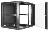 19 in. Wallmount 12U 600*600 Steel Black Image 5