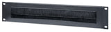 19in. 2U CABLE ENTRY PANEL WITH BRUSH Image 1