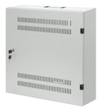 Armadio 19" a muro a basso profilo con montanti orizzontali 4U e verticali 2U Image 1