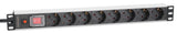 Multipresa Elettrica da Rack 19" 1U a 8 posti con presa tedesca Image 3