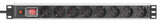 Multipresa Elettrica da Rack 19" 1U a 8 posti con presa tedesca Image 4