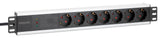 Multipresa Elettrica da Rack 19" 1.5U a 7 posti con presa tedesca Image 3