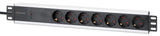 Multipresa Elettrica da Rack 19" 1.5U a 7 posti con presa tedesca Image 1