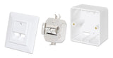 Presa da parete RJ45 Cat6 10Gschermata 2 porte Image 7