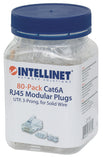 Confezione da 80 Plug Modulari Cat.6A RJ45 Packaging Image 2