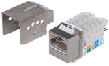 Connettore Keystone Cat6A con bloccaggio Image 1