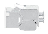 Keystone Jack Cat6A 10G Schermato Toolless Slim, Bianco Image 5