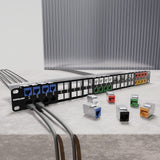 Keystone Jack Cat6A 10G Schermato Toolless Slim, Bianco Image 8